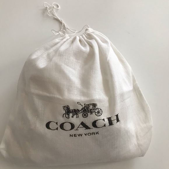 Coach white drawstring jewelry pouch - Picture 3 of 6